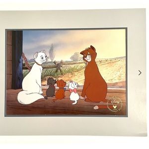 NWOT Disney Beautiful Exclusive Aristocats lithograph